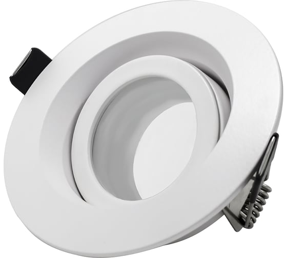 Светильник встраиваемый ST LUCE белый GU10 1*50W IP65 D95xH45 220V без ламп ST255.508.01