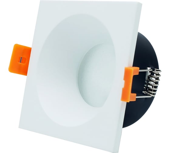 Светильник встраиваемый ST LUCE белый GU10 1*50W IP65 L85xW85xH53 220V без ламп ST256.518.01