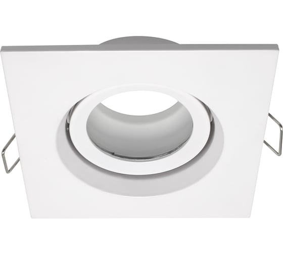 Светильник встраиваемый ST LUCE белый GU10 1*50W IP65 L96xW96xH45 220V без ламп ST255.518.01
