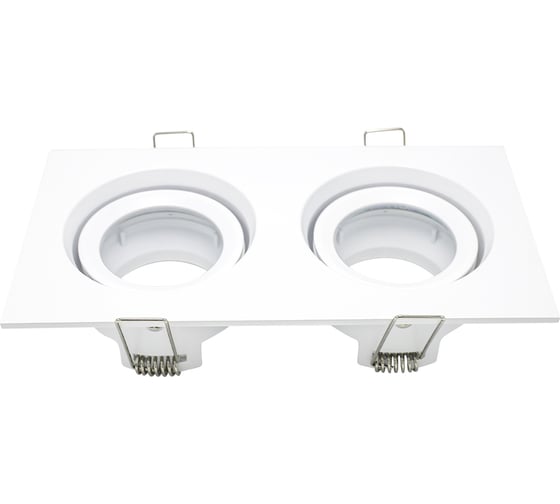 Светильник встраиваемый ST LUCE белый GU10 2*50W IP65 L180xW90xH40 220V без ламп ST255.528.02