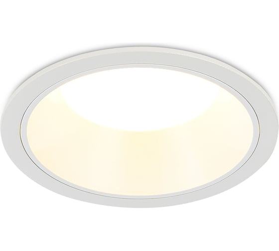 Светильник встраиваемый ST LUCE белый LED 1*12W 3000K 1 080Lm Ra80 120 IP20 D105xH50 100-240V ST755.538.12