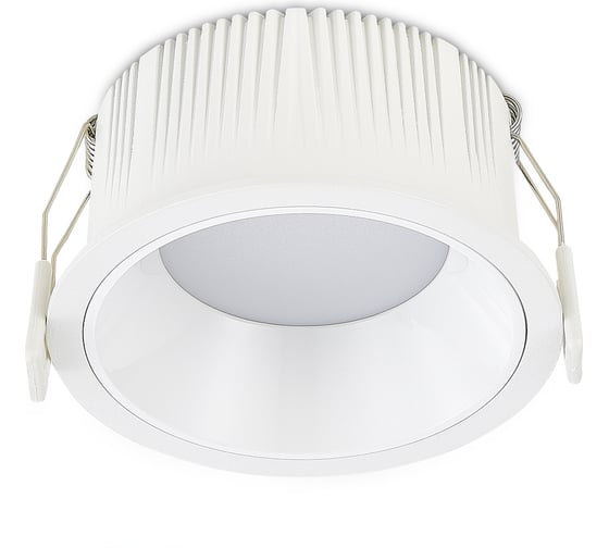 Светильник встраиваемый ST LUCE белый LED 1*12W 3000K 1 080Lm Ra80 120 IP20 D105xH50 100-240V ST755.538.12