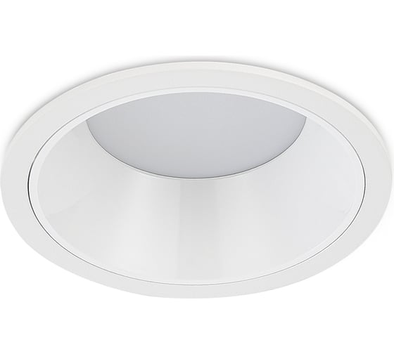 Светильник встраиваемый ST LUCE белый LED 1*12W 4000K 1 080Lm Ra80 120 IP20 D105xH50 100-240V ST755.548.12