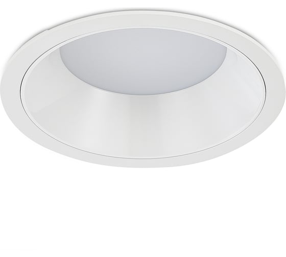 Светильник встраиваемый ST LUCE белый LED 1*18W 4000K 1 620Lm Ra80 120 IP20 D160xH60 100-240V ST755.548.18