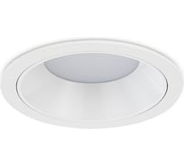 Светильник встраиваемый ST LUCE белый LED 1*7W 3000K 630Lm Ra80 120 IP20 D85xH45 100-240V ST755.538.07
