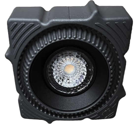 Светильник встраиваемый светодиодный ST LUCE в натяжной ПВХ потолок черный LED 1*7W 4000K 560Lm Ra80 60 IP20 ST753.448.07