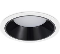 Светильник встраиваемый ST LUCE черный LED 1*12W 4000K 1 080Lm Ra80 120 IP20 D105xH50 100-240V ST755.448.12