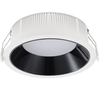 Светильник встраиваемый ST LUCE черный LED 1*18W 3000K 1 620Lm Ra80 120 IP20 D160xH60 100-240V ST755.438.18