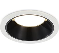 Светильник встраиваемый ST LUCE черный LED 1*7W 4000K 630Lm Ra80 120 IP20 D85xH45 100-240V ST755.448.07