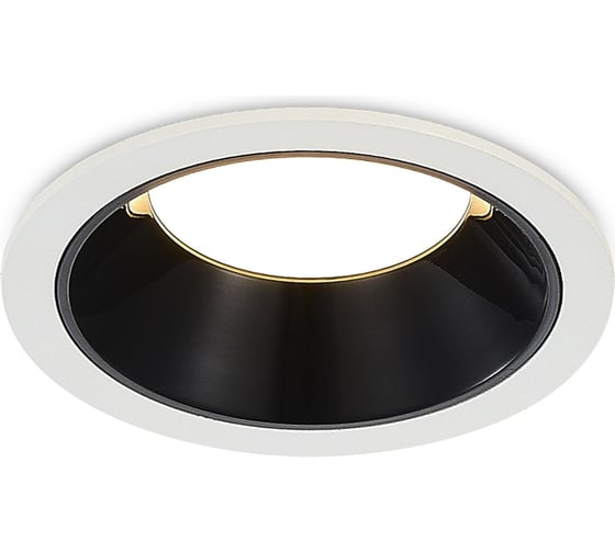 Светильник встраиваемый ST LUCE черный LED 1*7W 4000K 630Lm Ra80 120 IP20 D85xH45 100-240V ST755.448.07 1