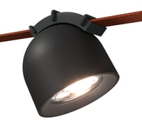 Светильник трековый ST LUCE черный LED 1*12W 3000K 815Lm Ra90 60 IP20 D100xH107 48V ST451.436.12.1