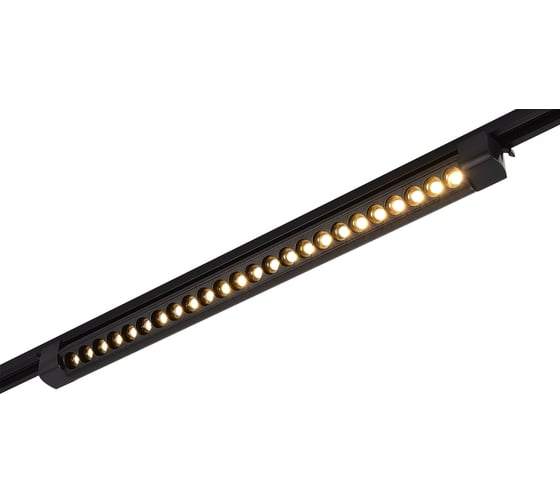 Светильник трековый ST LUCE черный LED 1*20W 3000K 1 750Lm Ra90 24 IP20 L686xW49xH54 170-240VV ST367.436.20.2