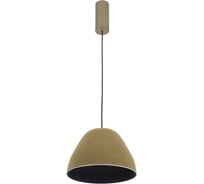Светильник подвесной Moderli светодиодный Welli 3 Вт фетр, акрил, алюминий оливковый, черный V11097-PL