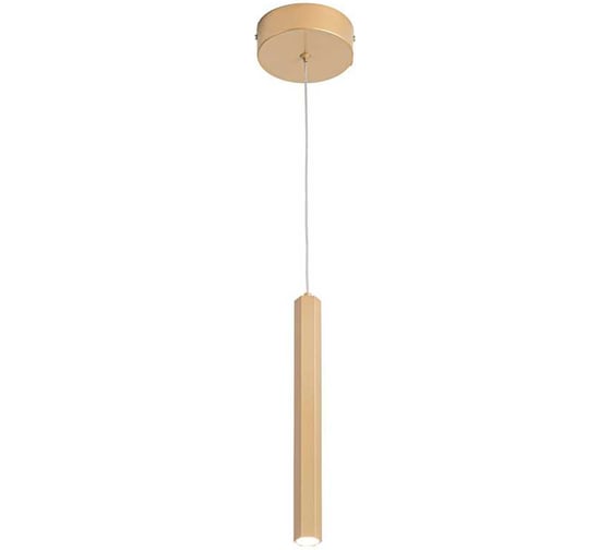 Светильник подвесной ST LUCE Золотистый/Золотистый LED 1*6W 4000K ST614.213.06