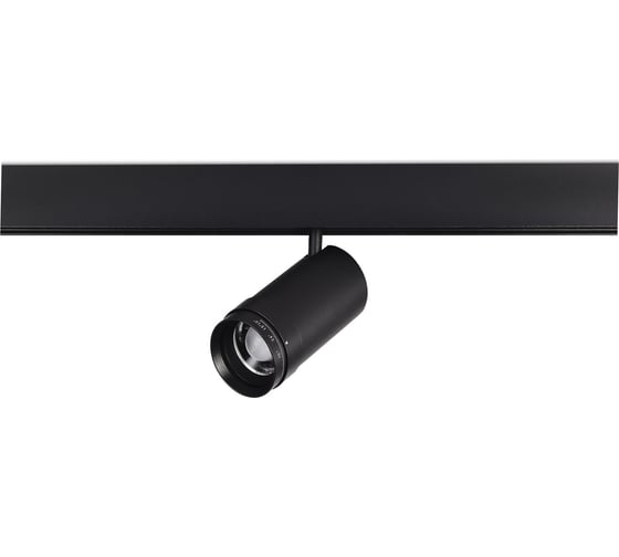 Магнитный трековый светильник ST LUCE ZOOM Черный LED 1*20W 3000K 1800Lm Ra90 10-55 IP20 D60xH170 ST357.436.20