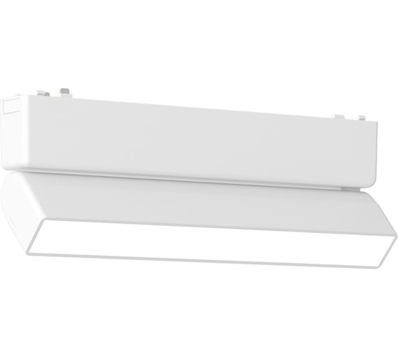 Магнитный трековый светильник ST LUCE Белый LED 1*10W 3000K 530Lm Ra>90 >90 IP20 L230xW26xH82 4 ST676.536.10 1