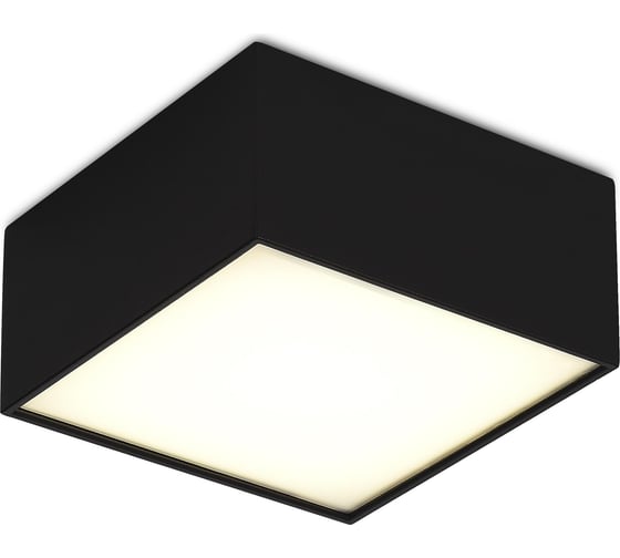 Светильник потолочный ST LUCE Черный LED 1*12W 4000K 1080Lm Ra>90 120 IP20 L120xW120xH55 -180 ST608.442.12 1