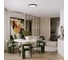 Светильник потолочный ST luce Черный LED 1х8W 4000K 1 620Lm Ra 90 120 IP20 D225xH25 180-240V ST601.442.18 3