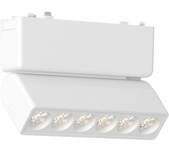 Магнитный трековый светильник ST LUCE Белый LED 1*6W 4000K 360Lm Ra>90 >90 IP20 L122xW26xH83 48 ST675.546.06