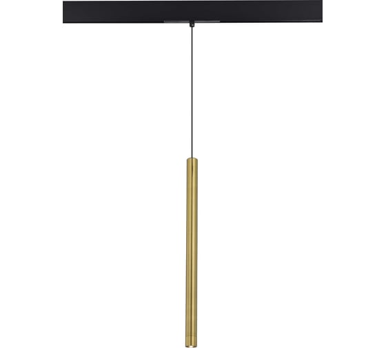 Магнитный трековый светильник ST LUCE Золотистый LED 1*7W 4000K 450Lm Ra90 36 IP20 D32xH307 48 ST682.346.07