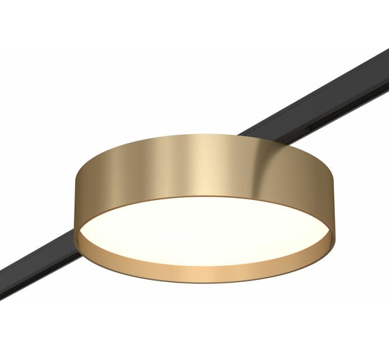 Магнитный трековый светильник ST LUCE Латунь LED 1*12W 3000K 500Lm Ra>80 100 IP20 D113xH34 24V ST670.336.12 1