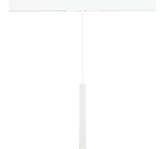 Магнитный трековый светильник ST LUCE Белый LED 1*7W 4000K 450Lm Ra90 36 IP20 D32xH307 48V ST682.546.07