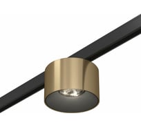Магнитный трековый светильник ST LUCE Латунь LED 1*5W 3000K 350Lm Ra>90 36 IP20 D60xH38 24V ST669.336.05