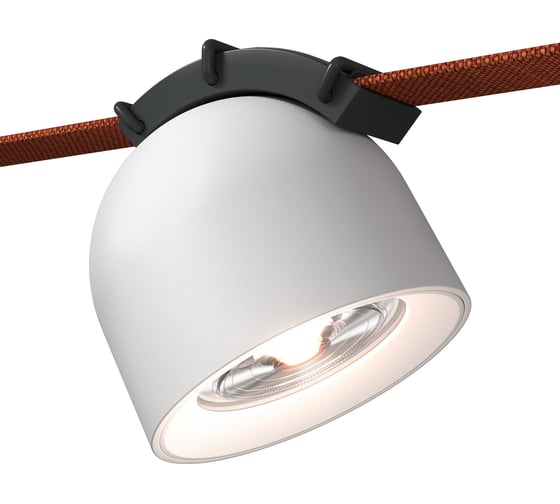 Светильник трековый ST LUCE Белый LED 1*12W 3000K 911Lm Ra90 60 IP20 D100xH107 48V ST451.536.12.1 1