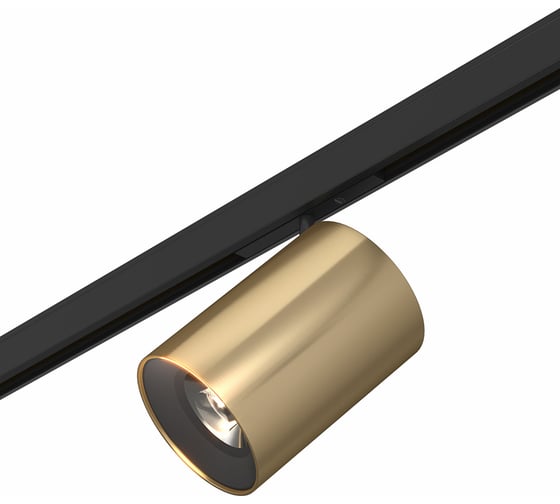 Магнитный трековый светильник ST LUCE Латунь LED 1*9W 4000K 500Lm Ra>90 36 IP20 D45xH63 24V ST671.346.09