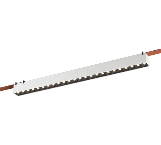 Светильник трековый ST LUCE Белый LED 1*24W 3000K 1 780Lm Ra90 24/40 IP20 L642xW40xH45 48V ST455.536.24