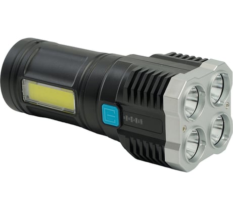 Фонарь ручной FERON TH2409 с аккумулятором USB ZOOM, 48789