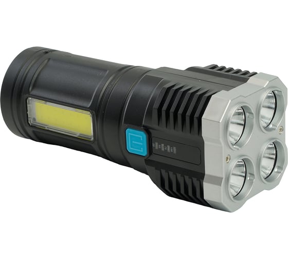 Фонарь ручной FERON TH2409 с аккумулятором USB ZOOM, 48789