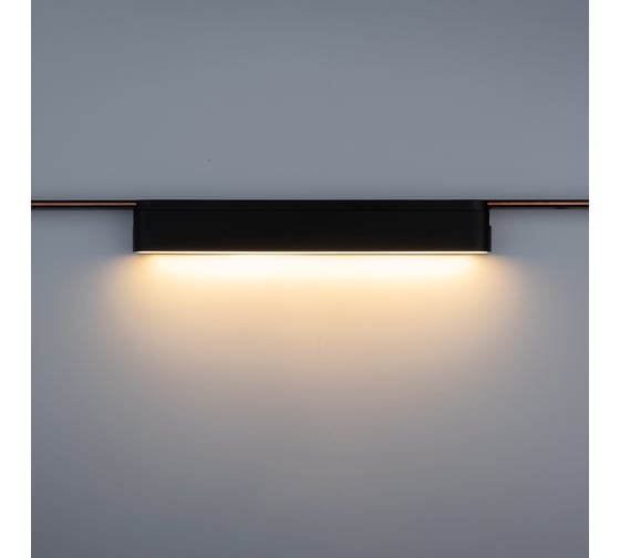 Трековый светодиодный светильник Jazzway MTR16 1012 12Вт 3000K frost 90 град BL (чёрный) IP20 низковольтный 5056176