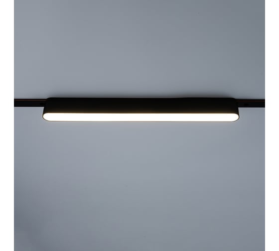 Трековый светодиодный светильник Jazzway MTR16 1018 18Вт 4000K frost 90 град BL (чёрный) IP20 низковольтный 5056237