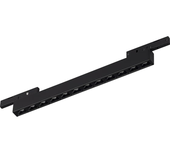 Магнитный трековый светильник ST LUCE черный, LED 1*10W, 3000K, 430Lm, Ra>90, IP20, L196xW10xH18, 24V ST666.436.10 1
