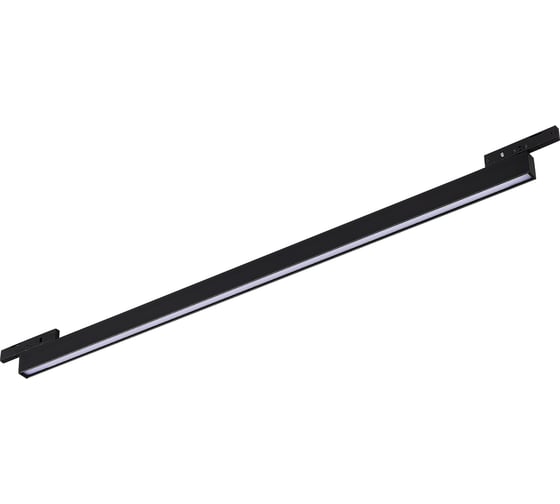 Магнитный трековый светильник ST LUCE черный, LED 1*12W, 3000K, 320Lm, Ra>80, 100, IP20, L450xW10xH18 ST665.436.12