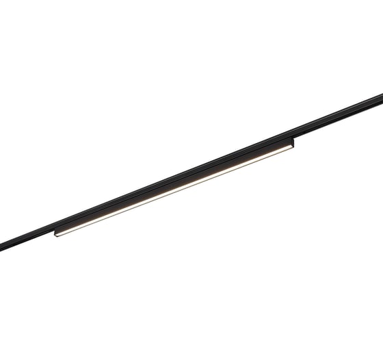 Магнитный трековый светильник ST LUCE черный, LED 1*16W, 4000K, 720Lm, Ra>80, 36, IP20, L600xW10xH18 ST665.446.16