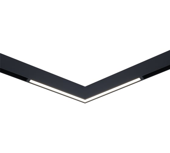Магнитный трековый светильник ST LUCE черный, LED 1*20W, 2700K-6500K, 950Lm, Ra90, 120, IP20, L321xW310хH43 ST800.409.20