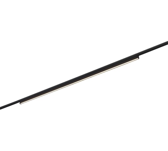 Магнитный трековый светильник ST LUCE черный, LED 1*21W, 3000K, 800Lm, Ra>80, IP20, L900xW10xH18, 24V ST665.436.21