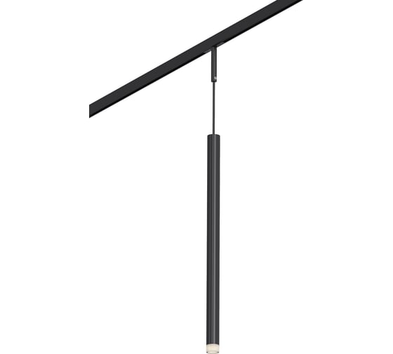 Магнитный трековый светильник ST LUCE черный, LED 1*3W, 3000K, 100Lm, Ra>90, 36, IP20, D18xH310, 24V ST672.433.03