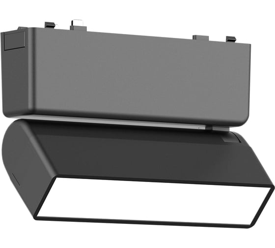 Магнитный трековый светильник ST LUCE черный, LED 1*5W, 3000K, 260Lm, Ra>90, IP20, L122xW26xH80 ST676.436.05