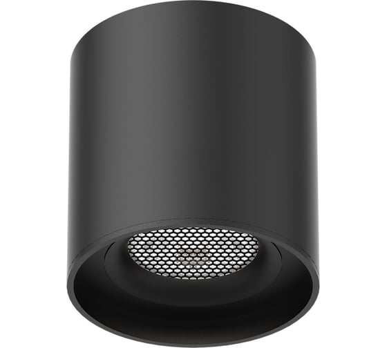 Магнитный трековый светильник ST LUCE черный, LED 1*6W, 4000K, 300Lm, Ra>90, IP20, D75xH75, 48V ST678.446.06