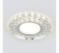 Встраиваемый светильник Elektrostandard 2247 MR16 SL/WH зеркальный, белый a047760