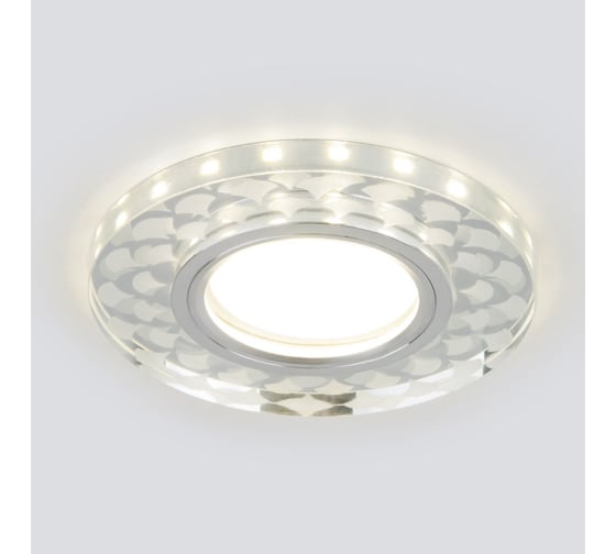 Встраиваемый светильник Elektrostandard 2247 MR16 SL/WH зеркальный, белый a047760 1