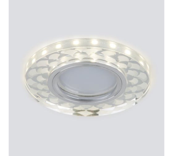 Встраиваемый светильник Elektrostandard 2247 MR16 SL/WH зеркальный, белый a047760