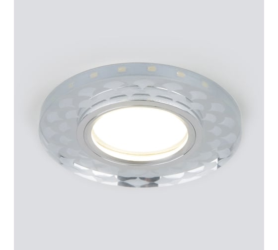 Встраиваемый светильник Elektrostandard 2247 MR16 SL/WH зеркальный, белый a047760