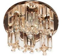 Потолочный светильник FERON JCD9, 35W, G9, коричневый, хром 28129