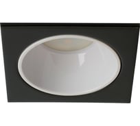 Светильник встраиваемый FERON DL3112 потолочный MR16 G5.3 черный + белый, 51407