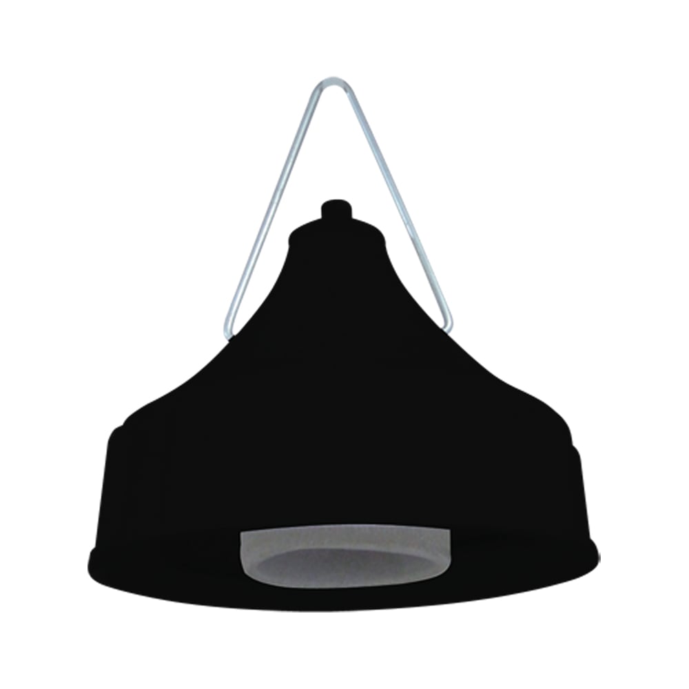 Светильник без стекла ЭЛЕТЕХ НСП 03-60 корпус пластик черный ГУ ...