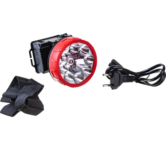 Фонарь Navigator 14 448 NPT-H21-ACCU налобный 9LED 1Вт, 2 режима Li-ion 0,9Ач 14448